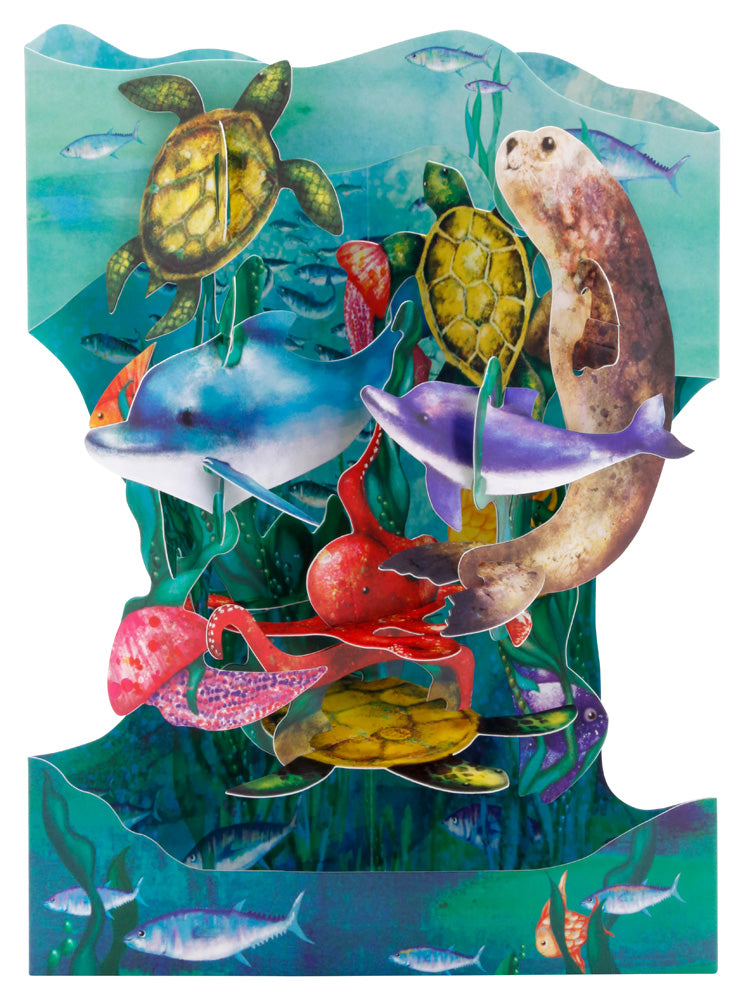 Underwater World Swing Card