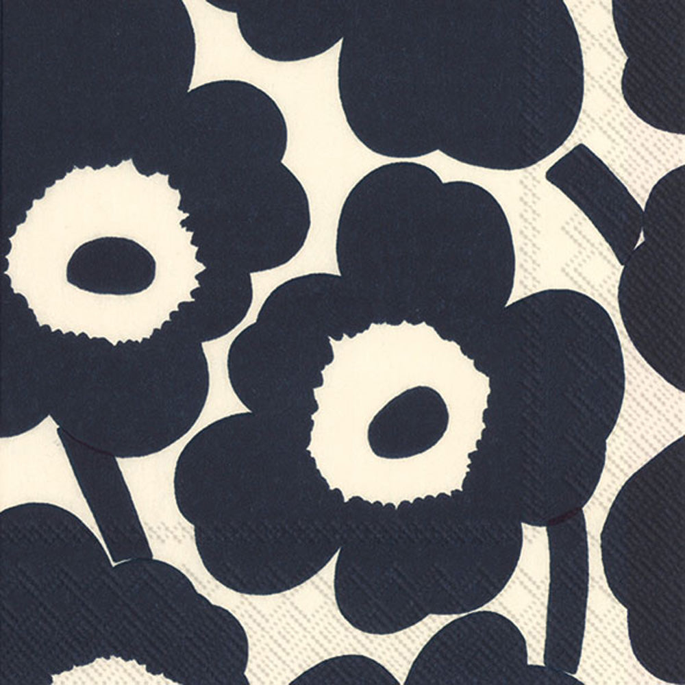 Unikko Cocktail Napkin Dark Blue Nature