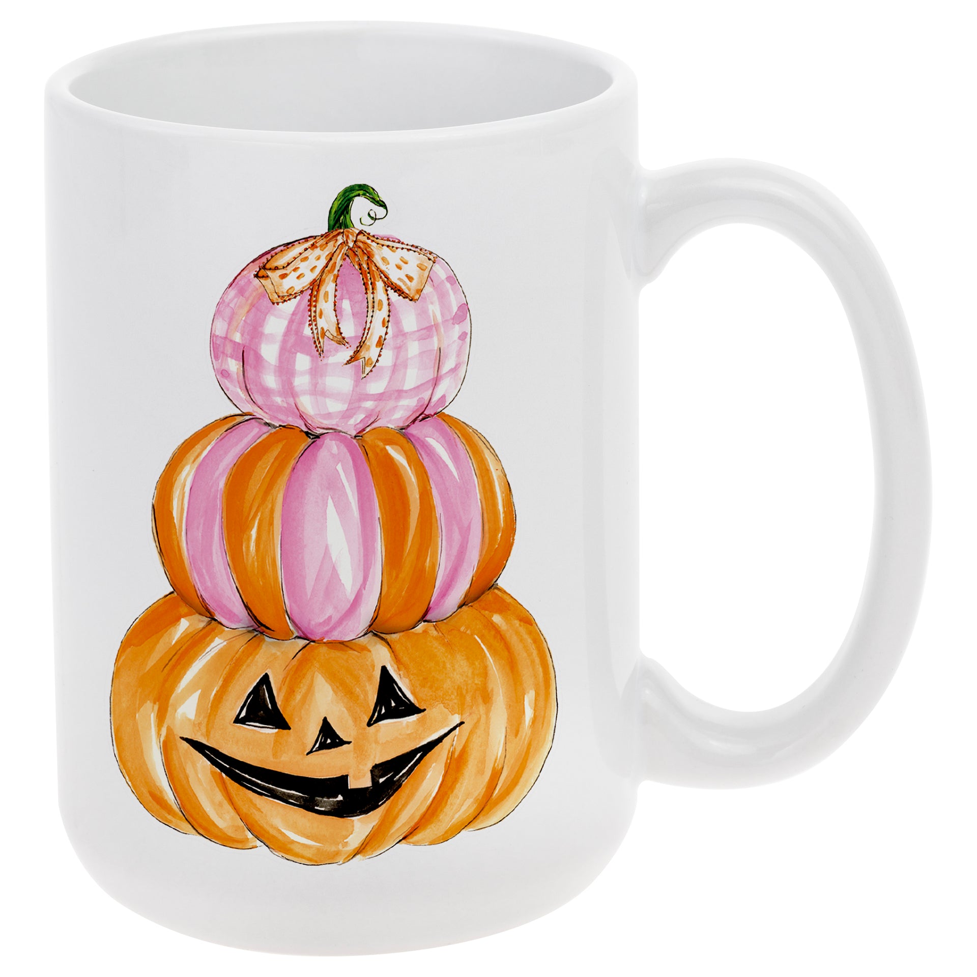 Pink Candy Corn Mug