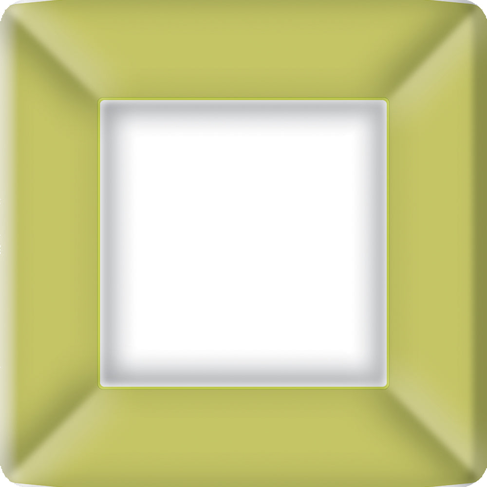 Classic Square Dinner Plate Kiwi