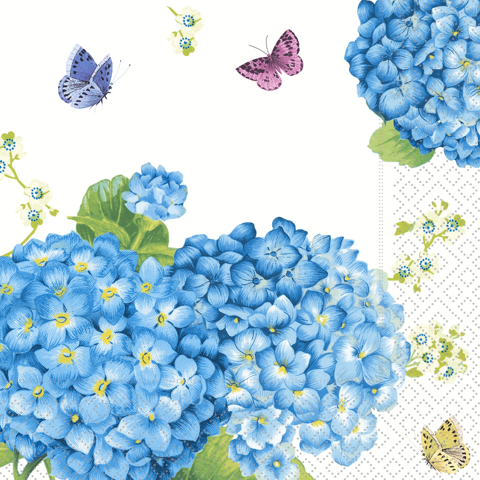 Hortensia Lunch Napkin