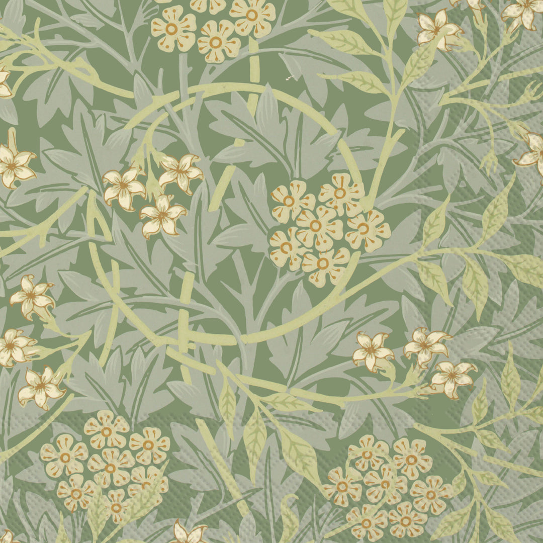 Jasmin Vines Lunch Napkin green