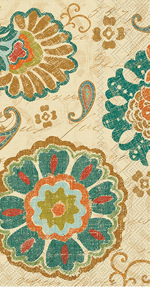 Fall Paisley Guest Towel