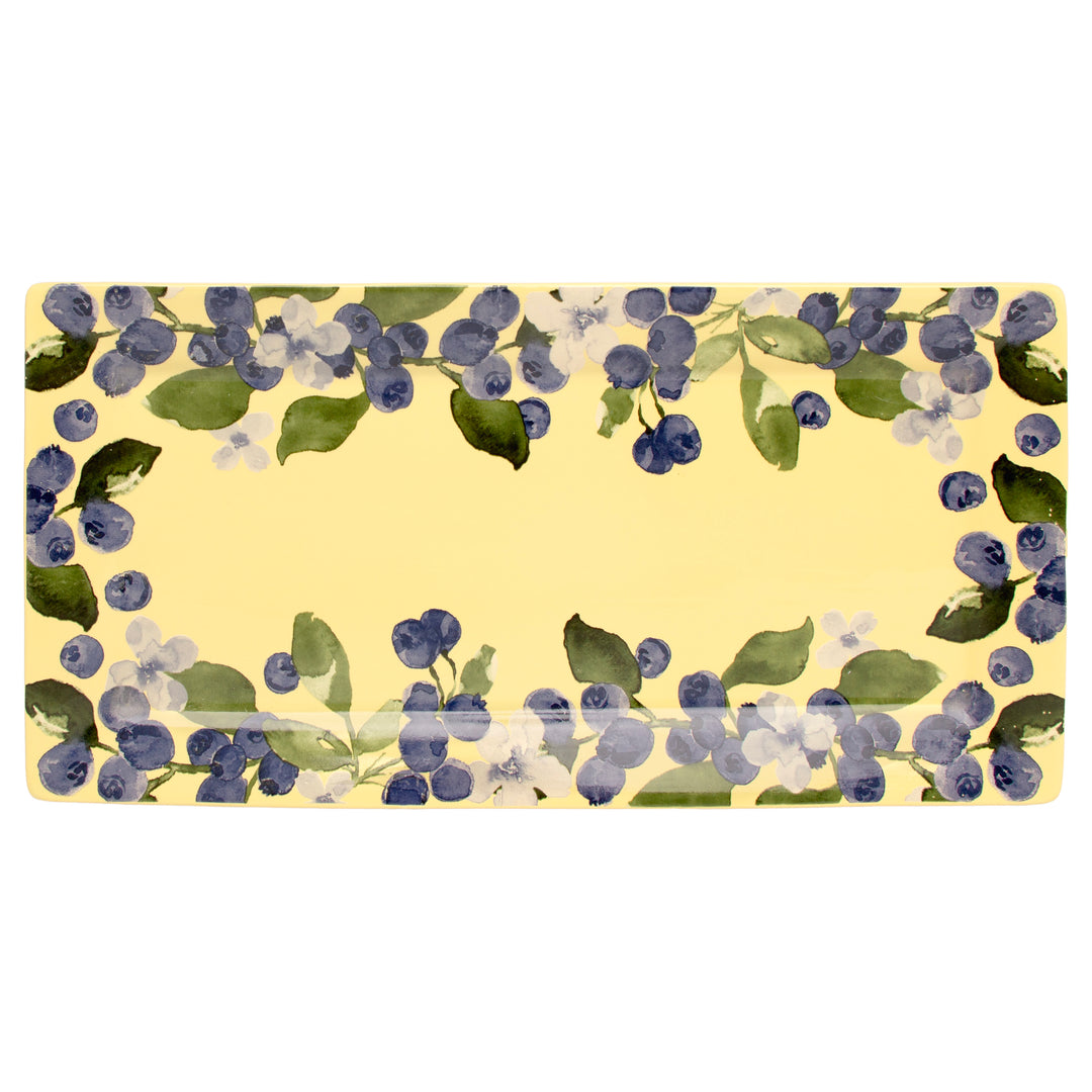 Blueberry Rectangle 14" Platter
