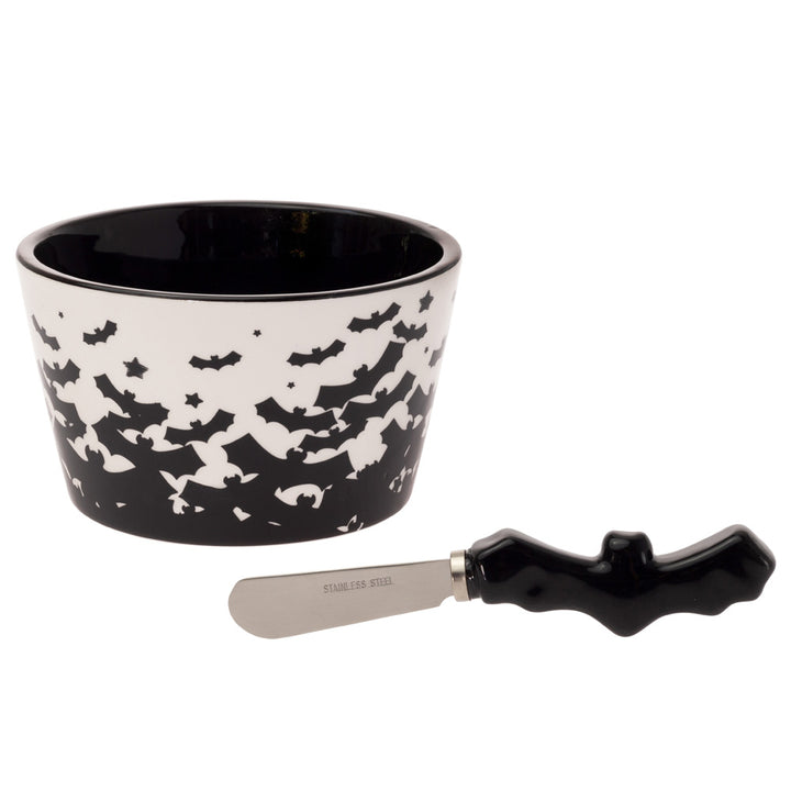 Bats Bowl and Spreader Set