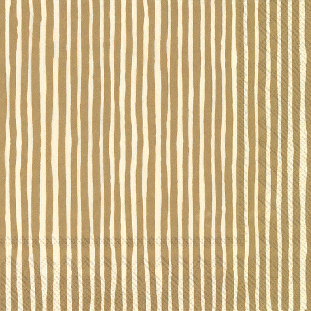 Varvunraita Cocktail Napkin Gold