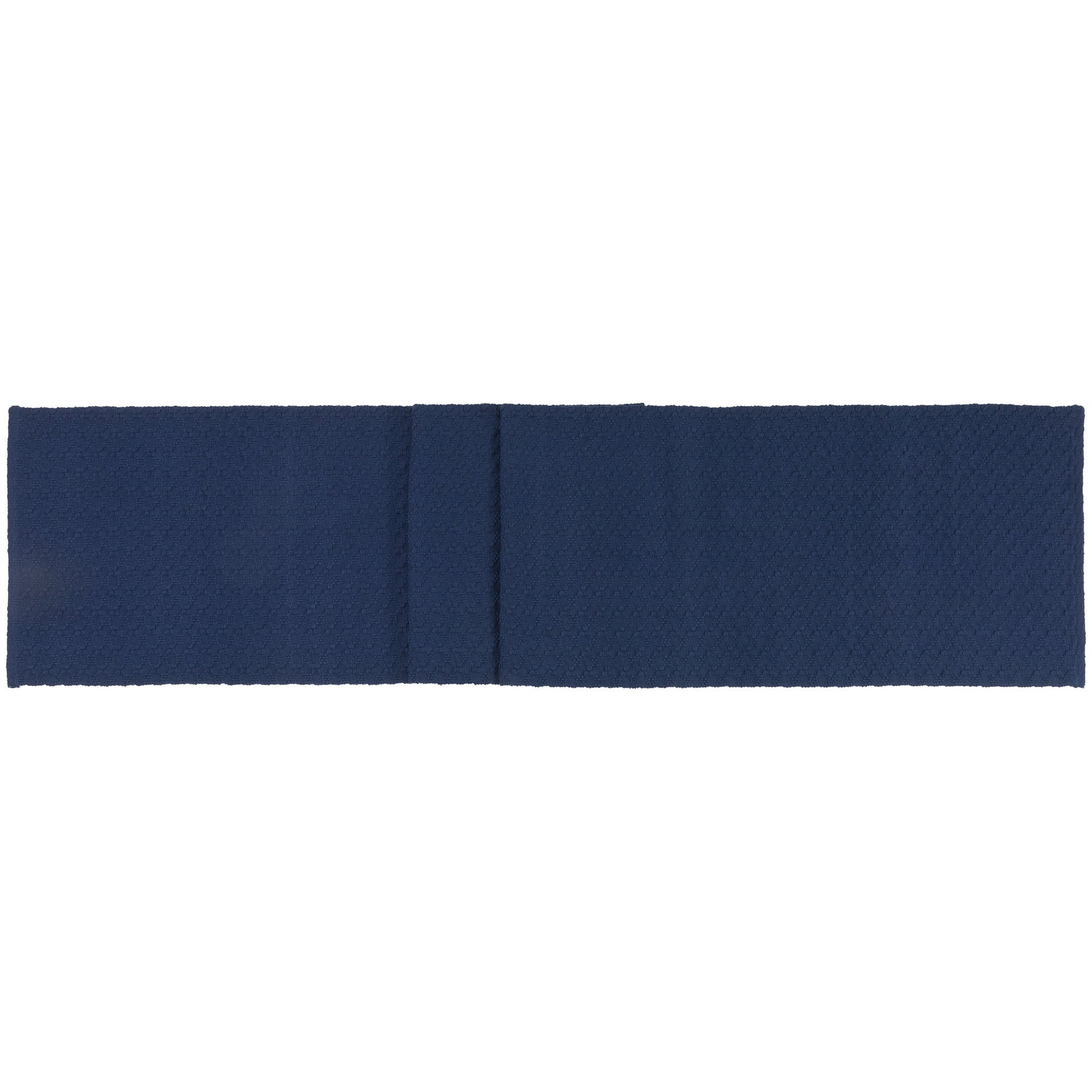 Navy Cobble Woven Table Runner