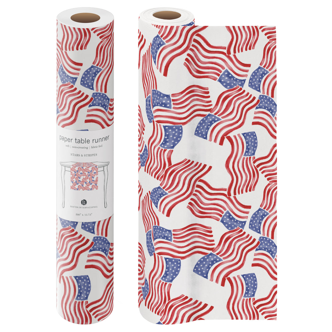 Stars &amp; Stripes Paper Table Runner