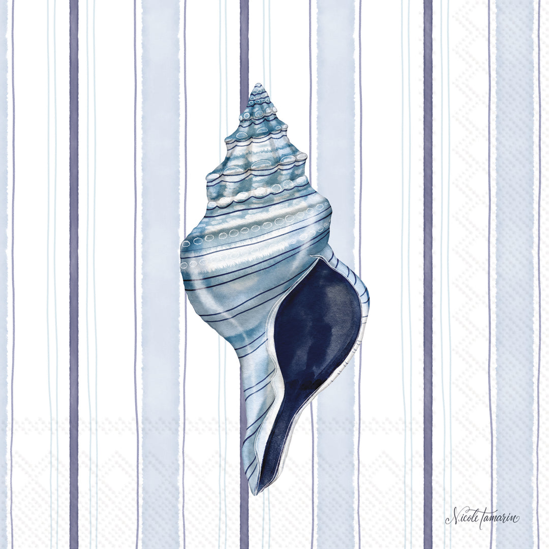 Ocean Tide Shells Lunch Napkin