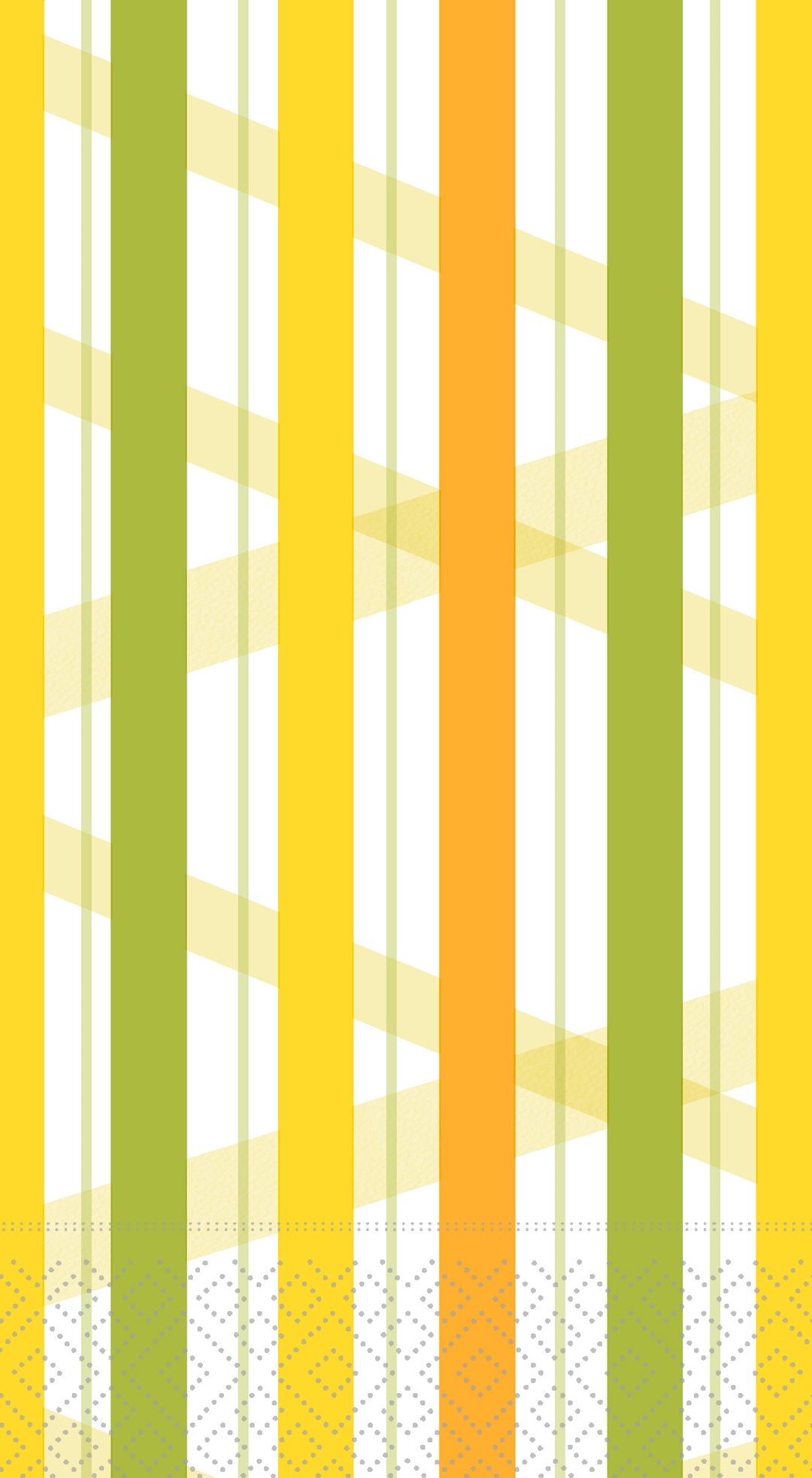 Summer Stripes Guest Towel Lemon