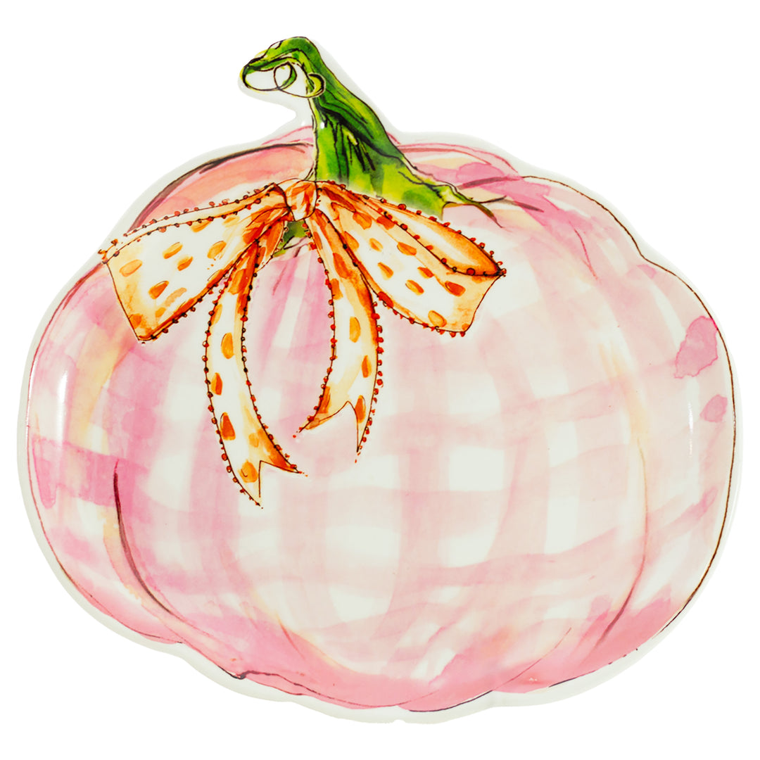 Pink Pumpkin Plate