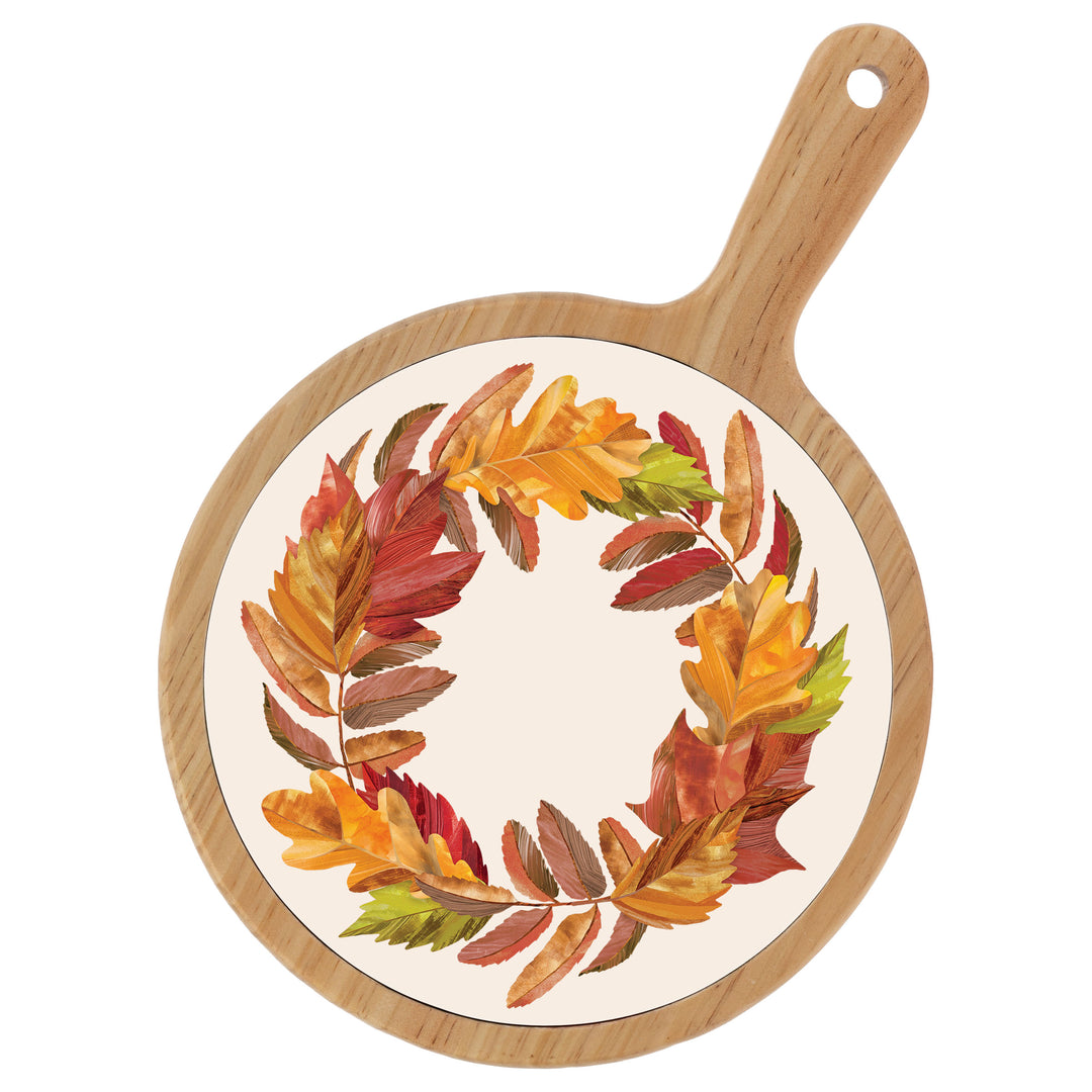 Falling Leaves Cheeseboard