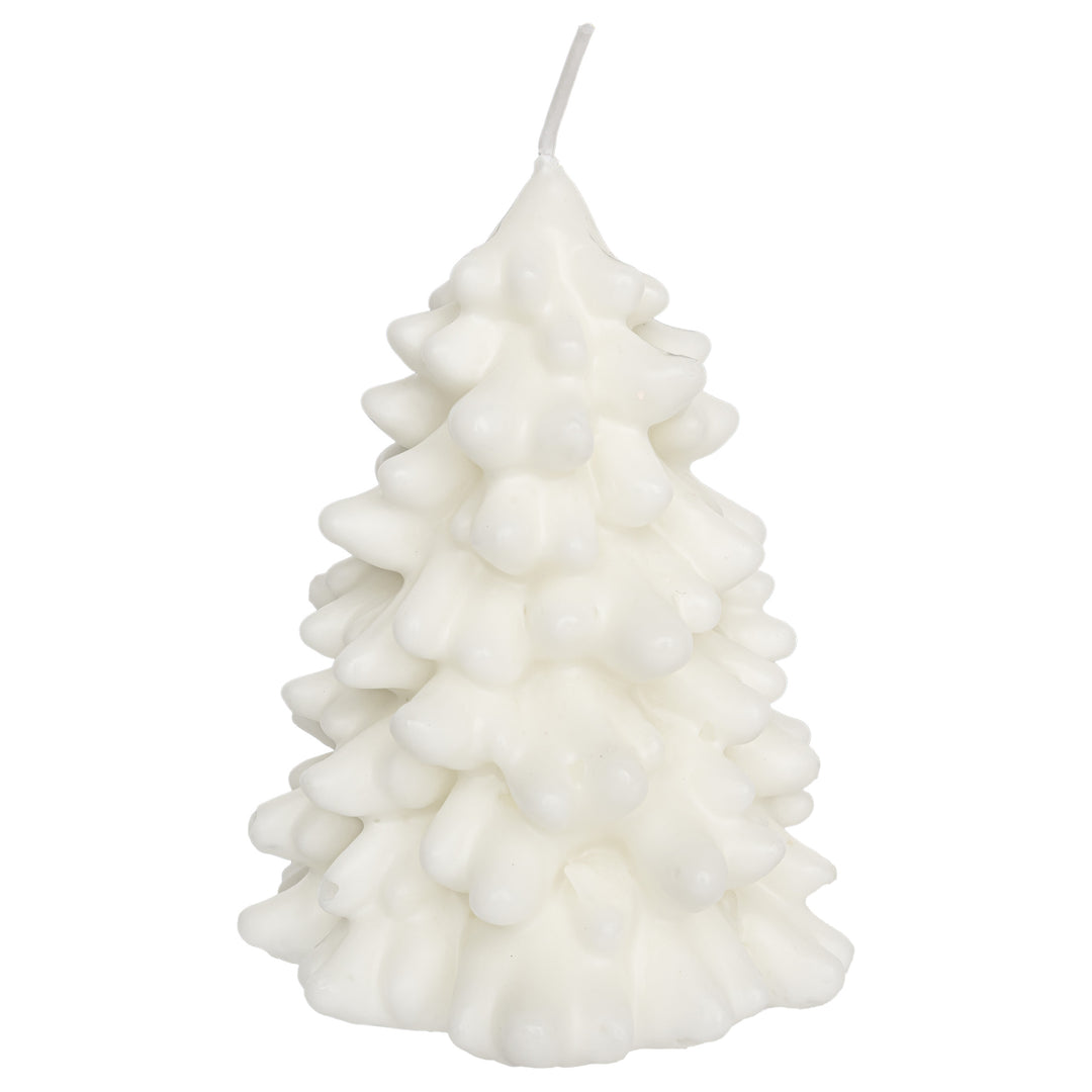 White Spruce Tree Candle Large