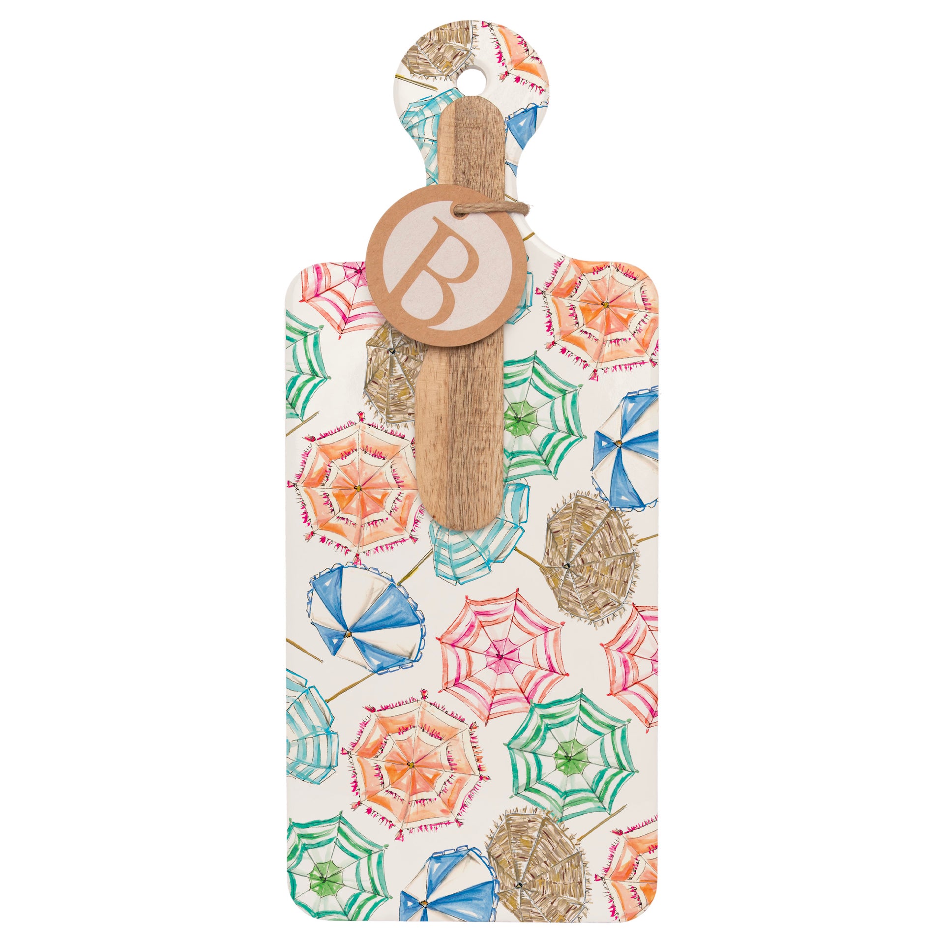 Coral Umbrellas Cuterie Set