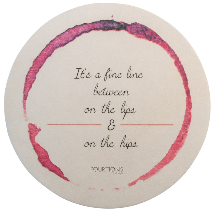 Cocktail Coasters Red Wine (Set of 9)