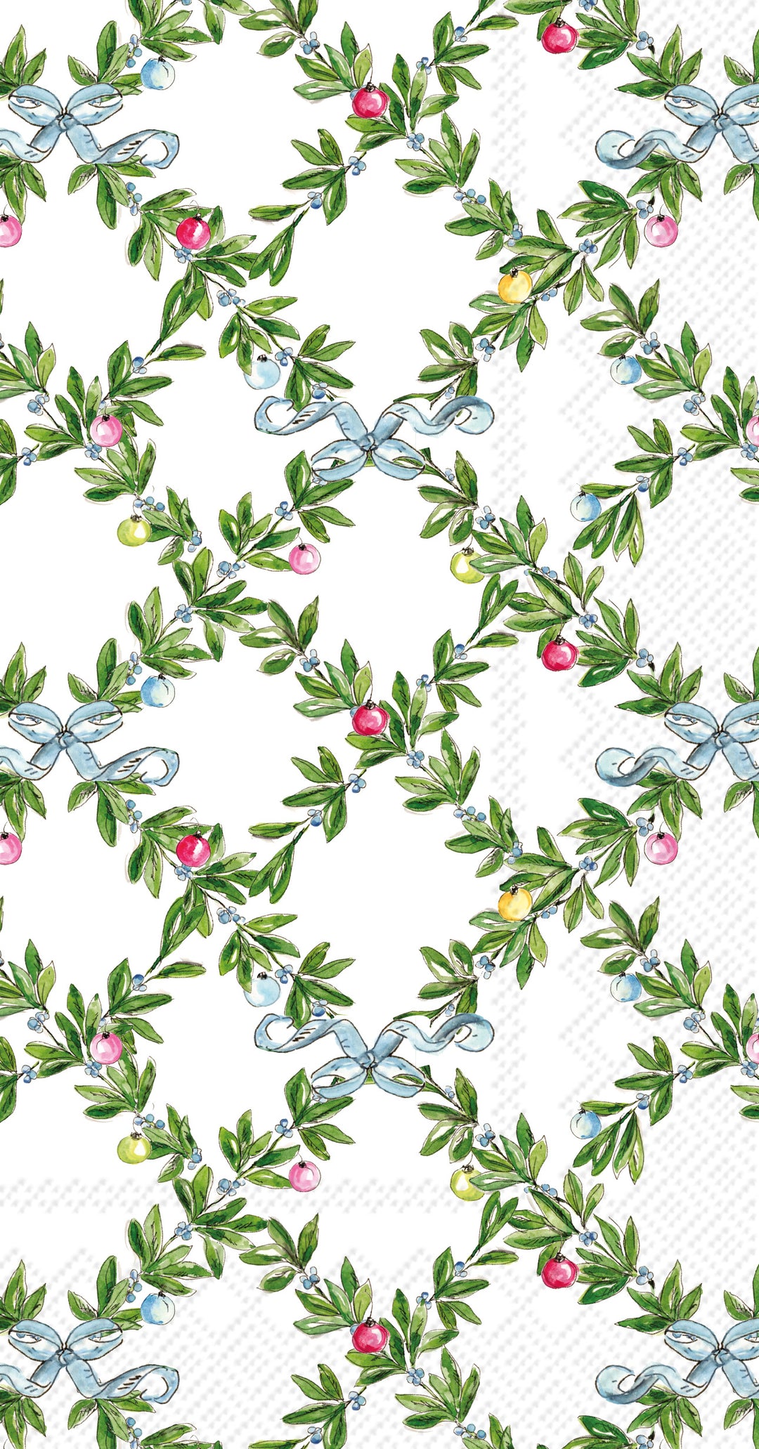 Boxwood Ornaments Guest Towel