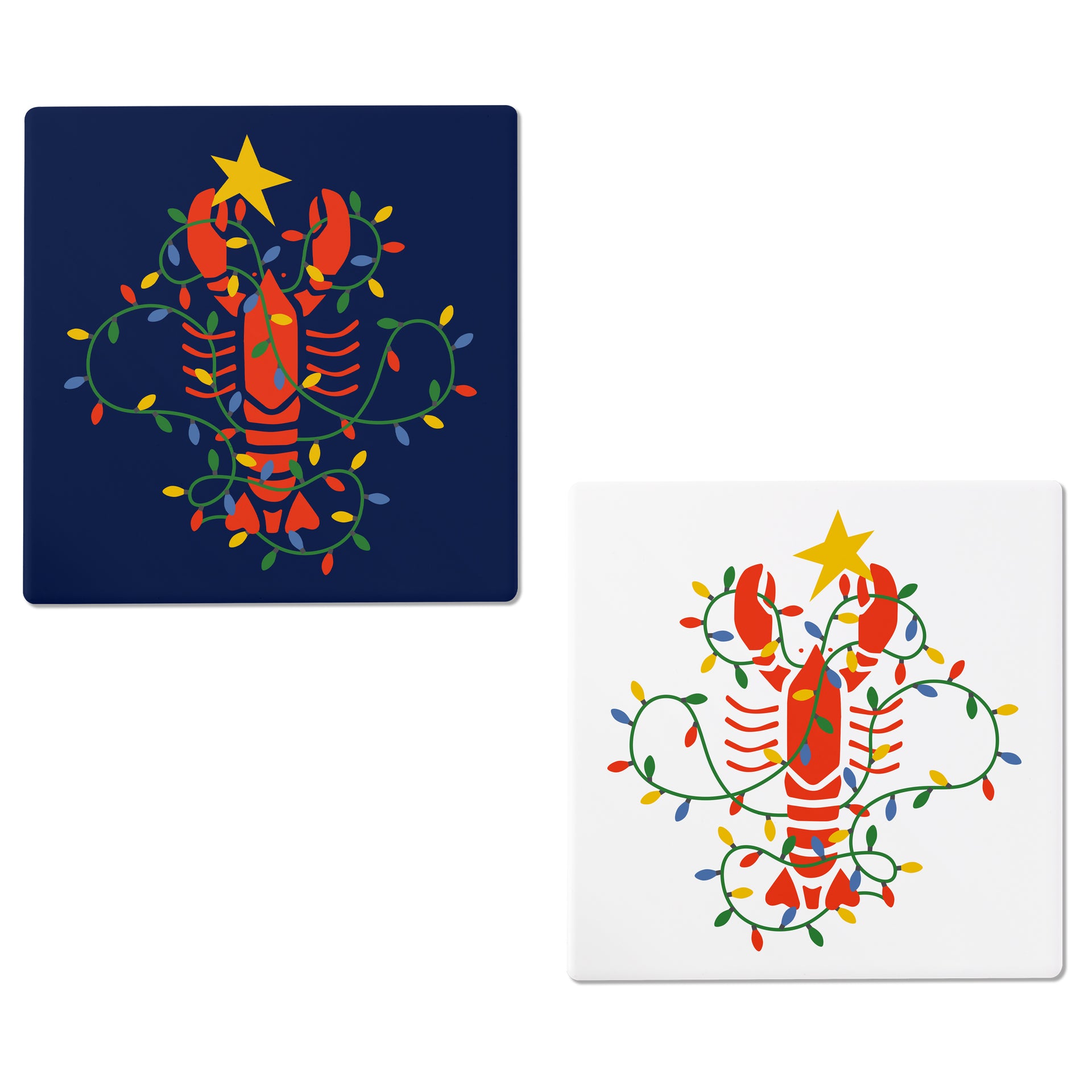 Lobster Lights Coasters