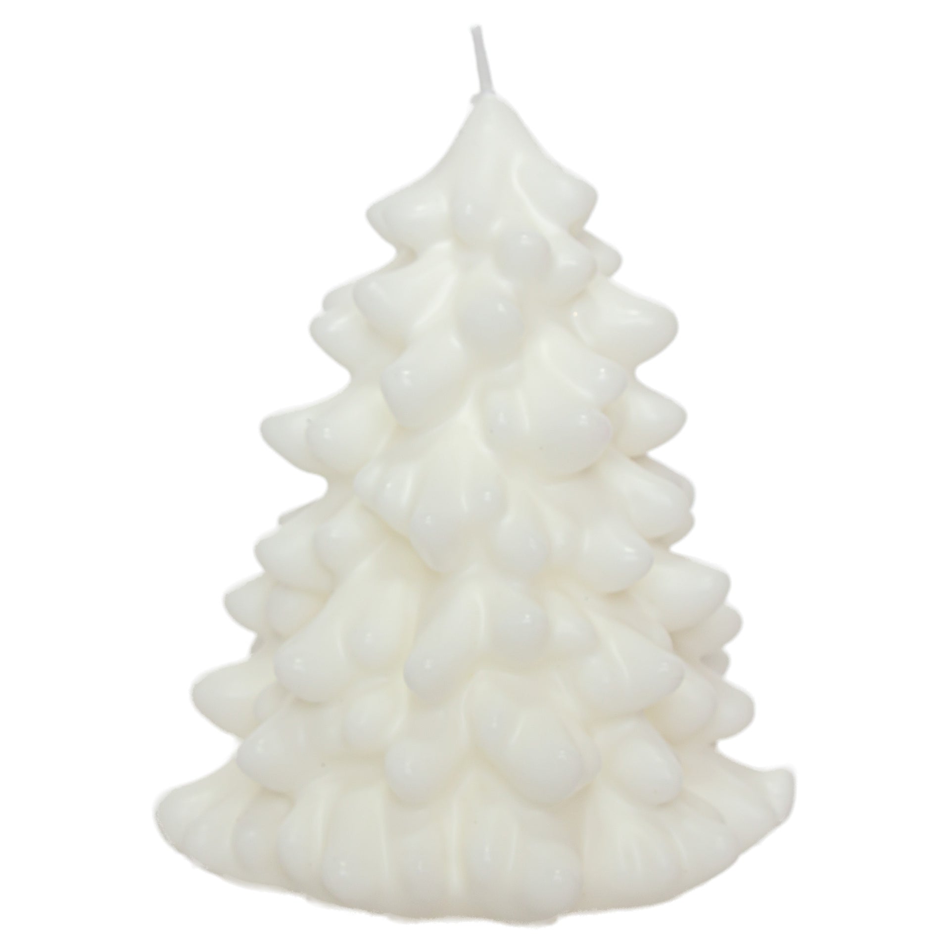 White Spruce Tree Candle Large