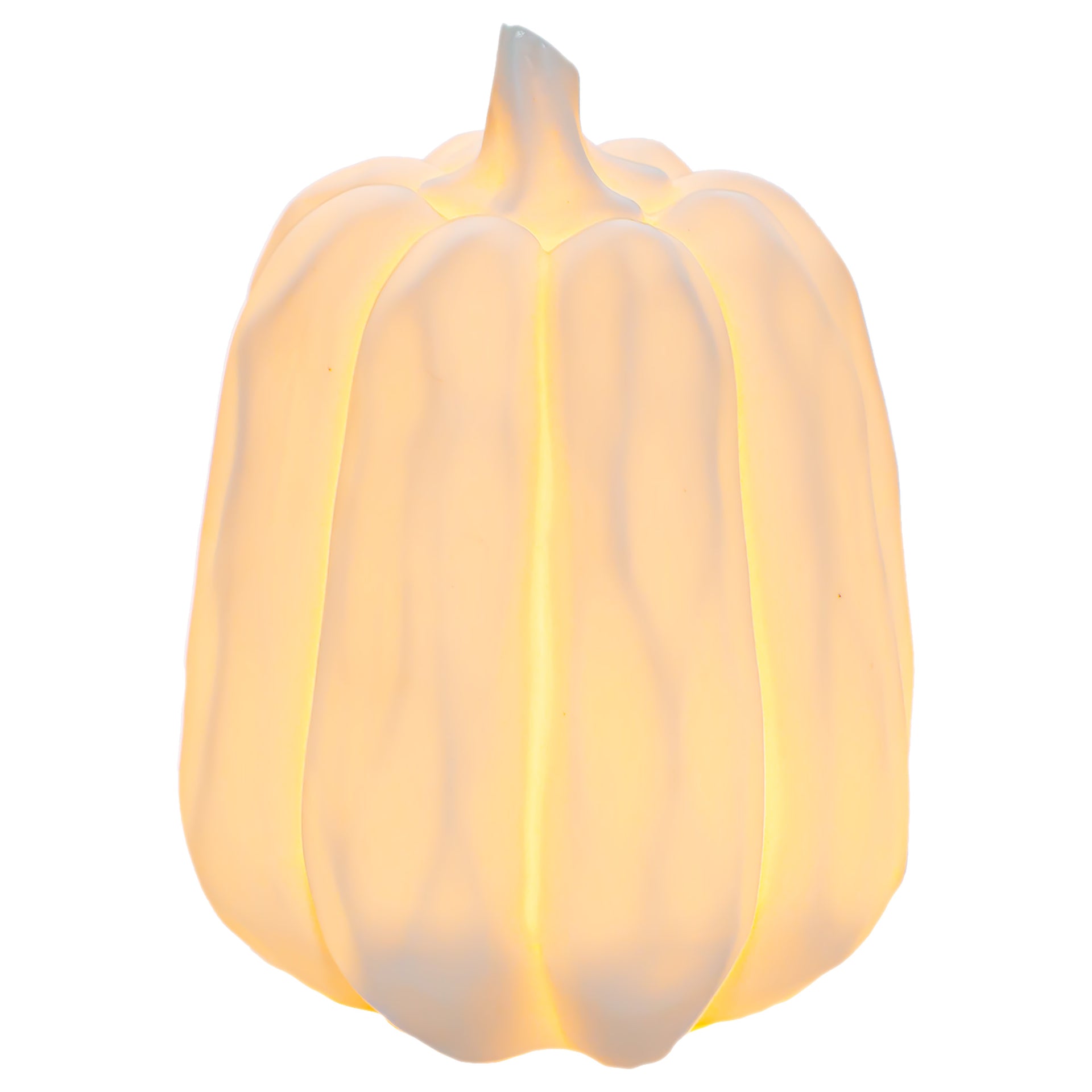 White LED Pumpkin Medium