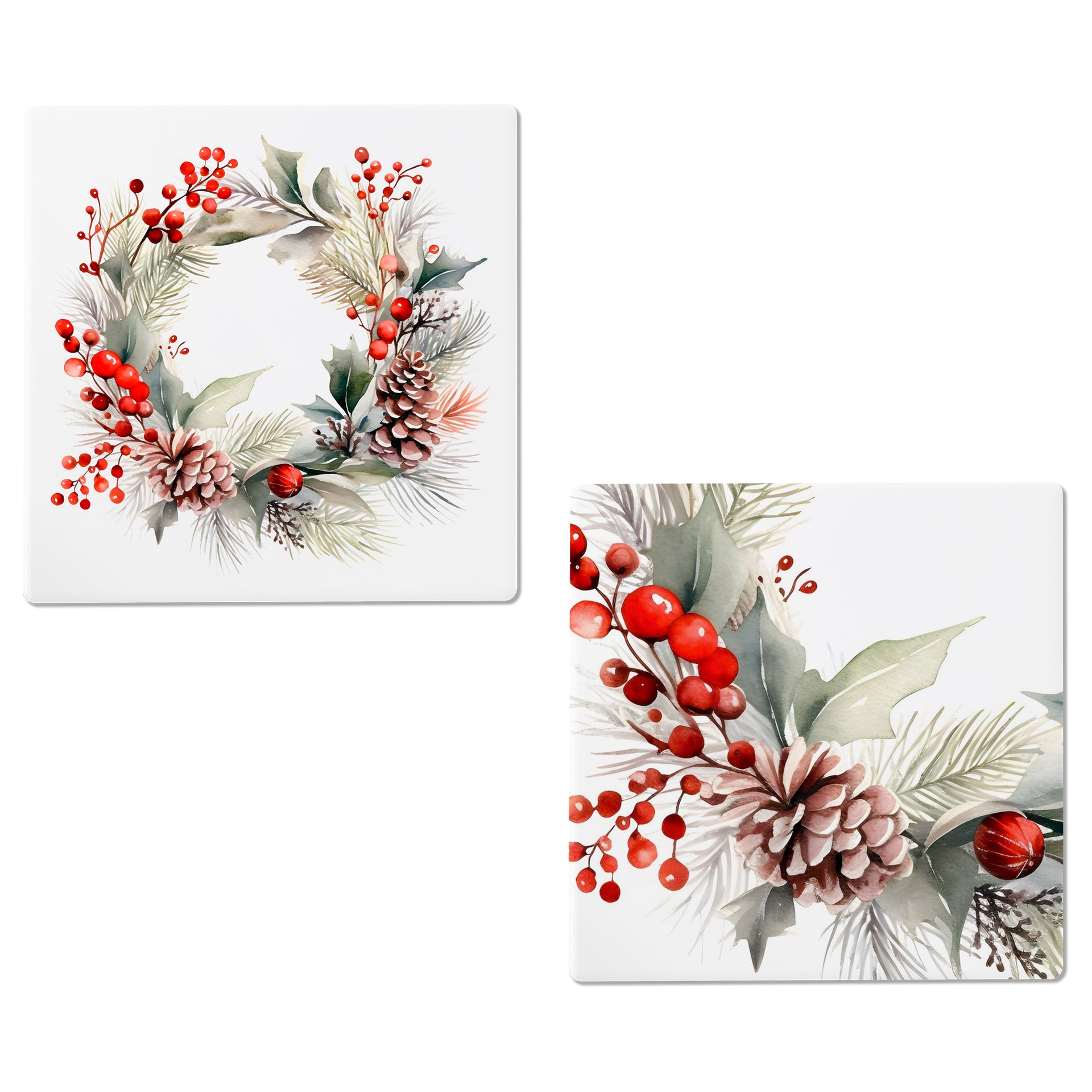 Delicate Wreath Coasters