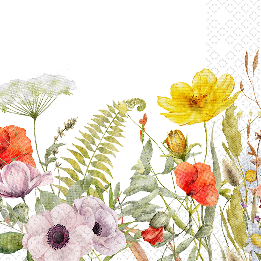 Field Of Flowers Cocktail Napkin