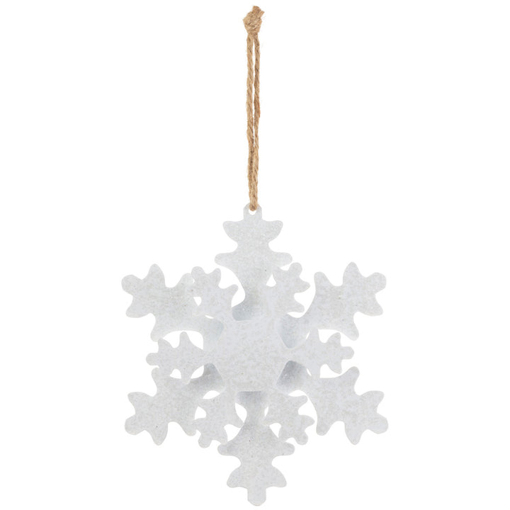 Sparkle Snowflake Ornaments (Set of 3)