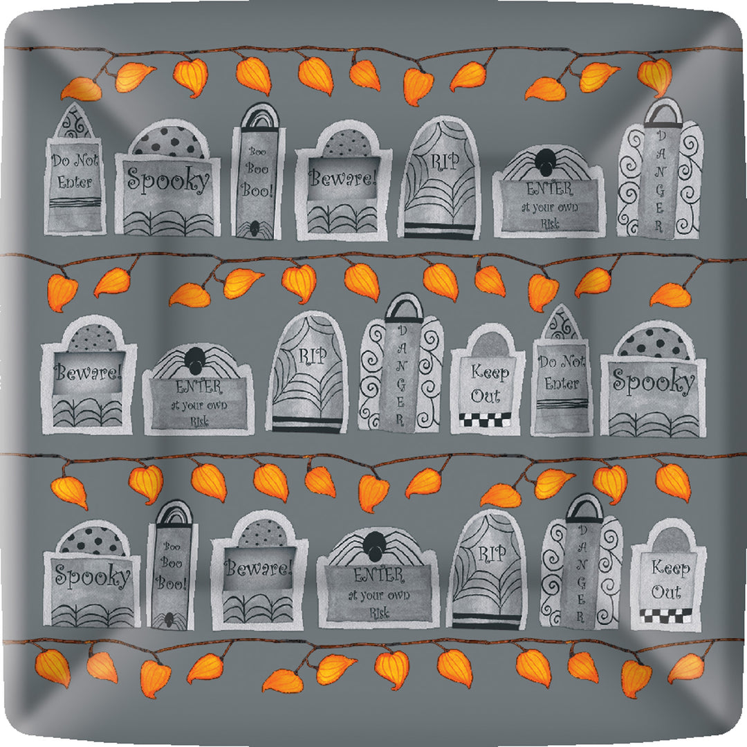 Tombstone Dinner Plate