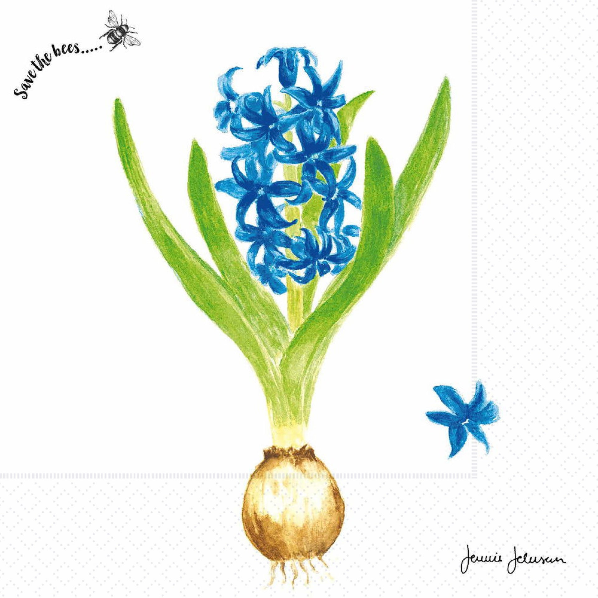 Hyacinth Bulb Cocktail Napkin