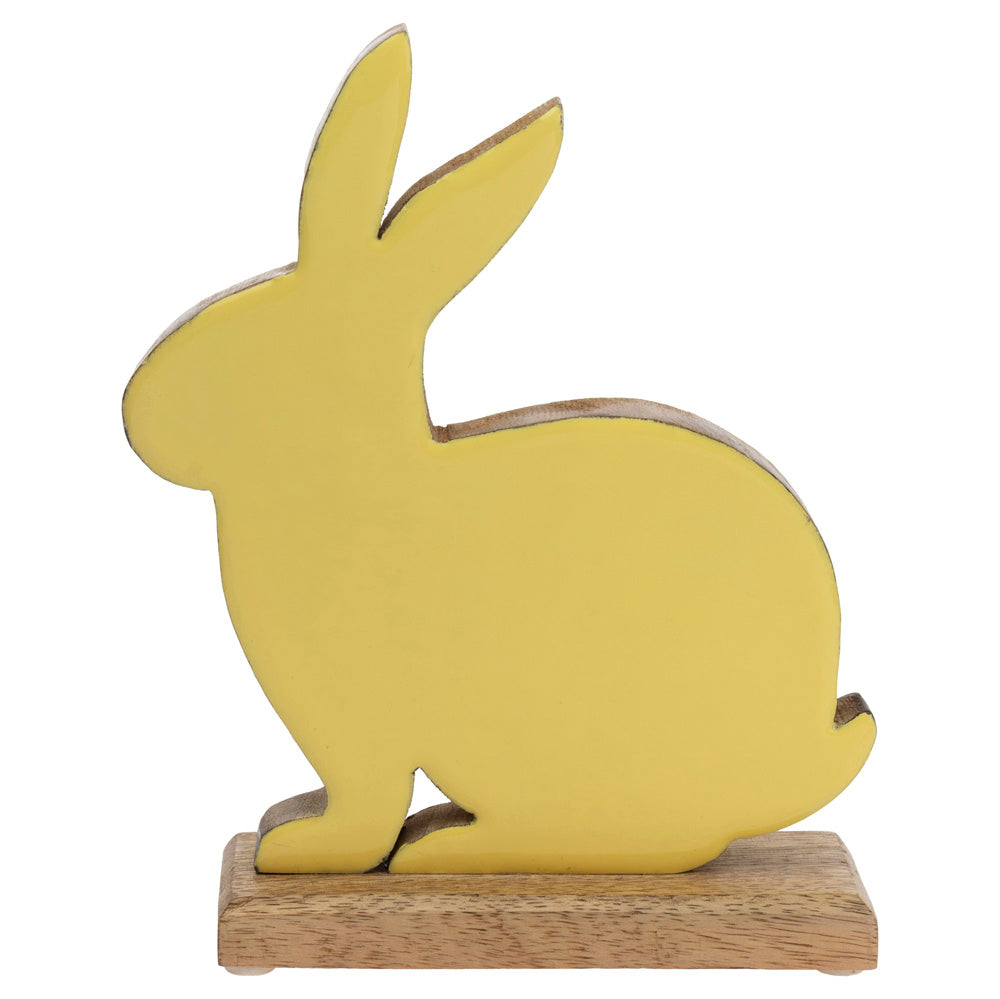 Yellow Wood Bunny Lg