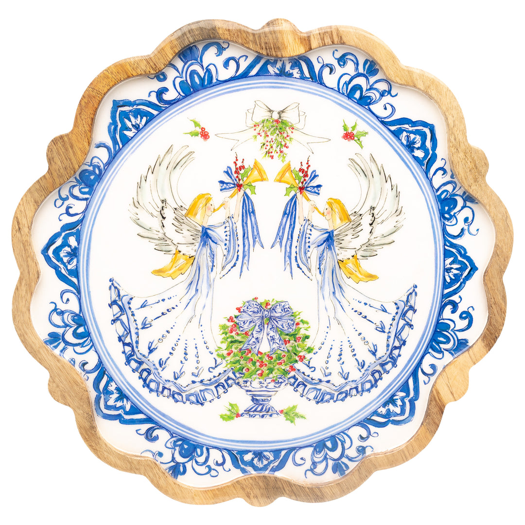 Angels Wavy Edge Platter
