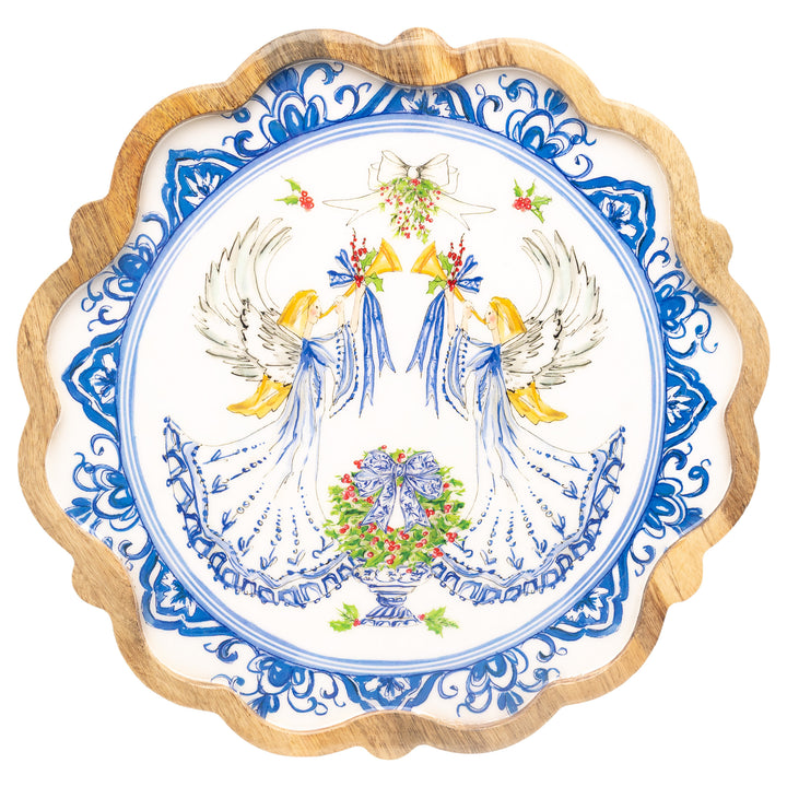 Angels Wavy Edge Platter