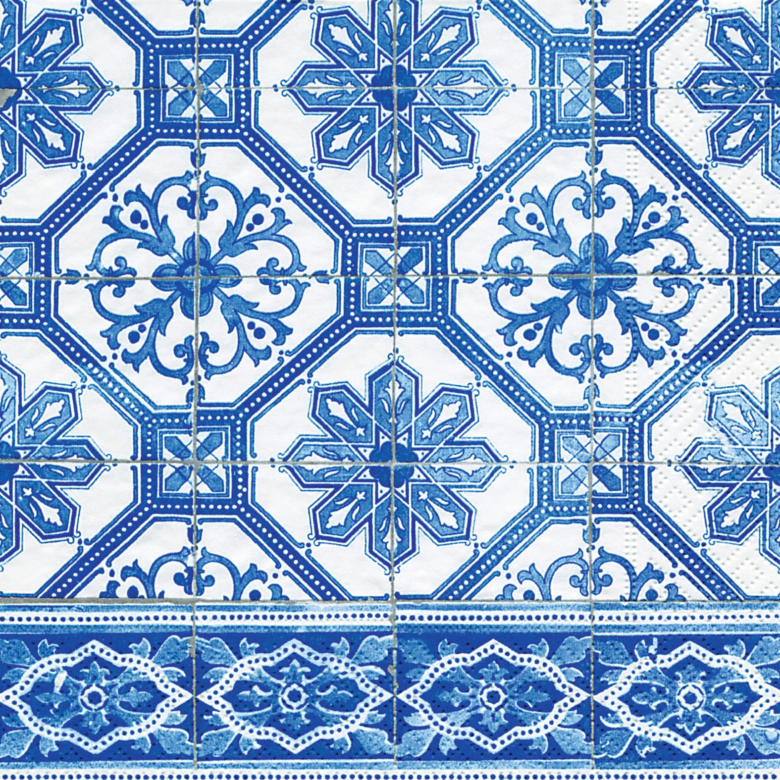 Moroccan Tiles Cocktail Napkin