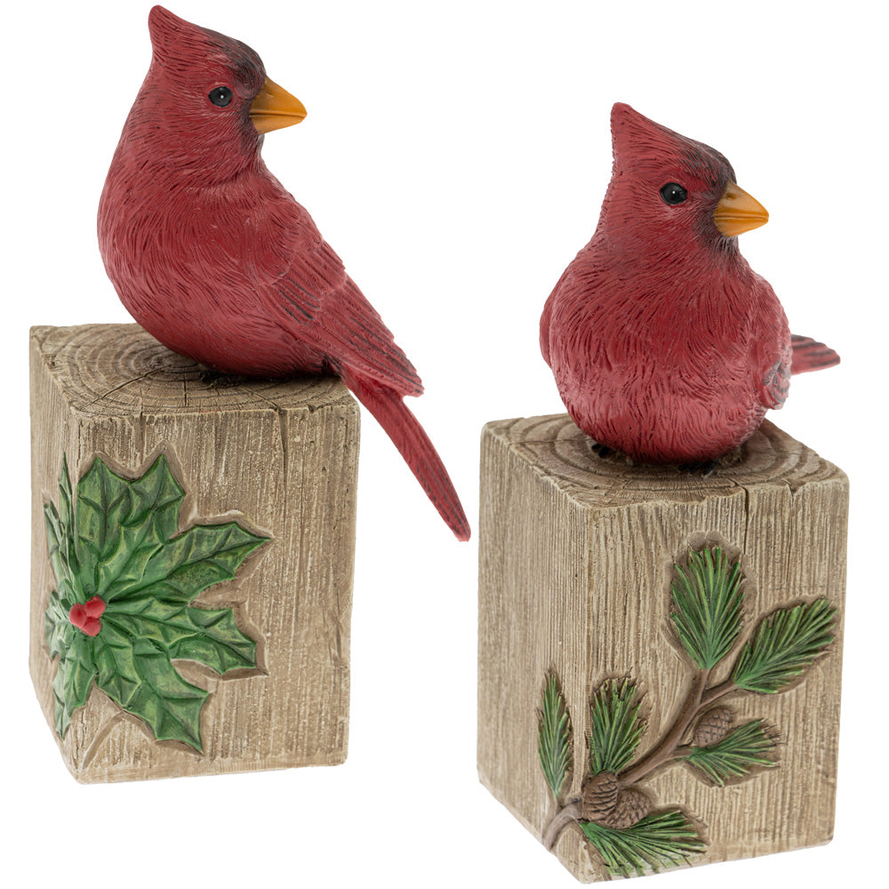 WOOD BLOCK CARDINALS S/2