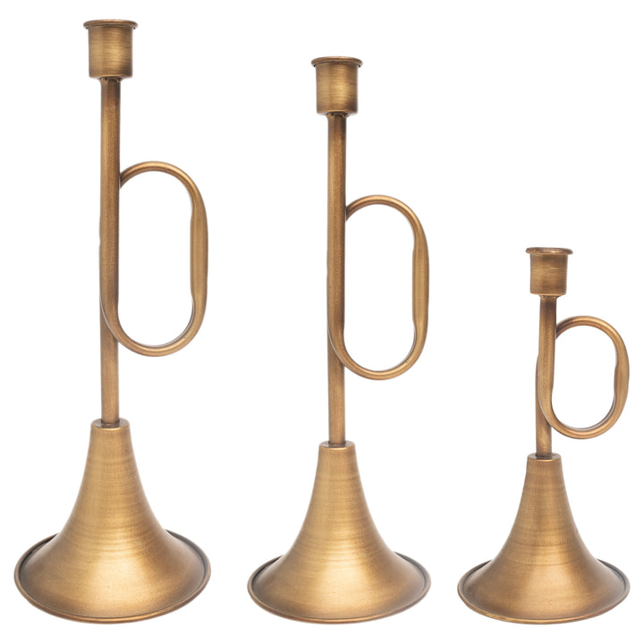 Trumpet Taper Holders (Set of 3)
