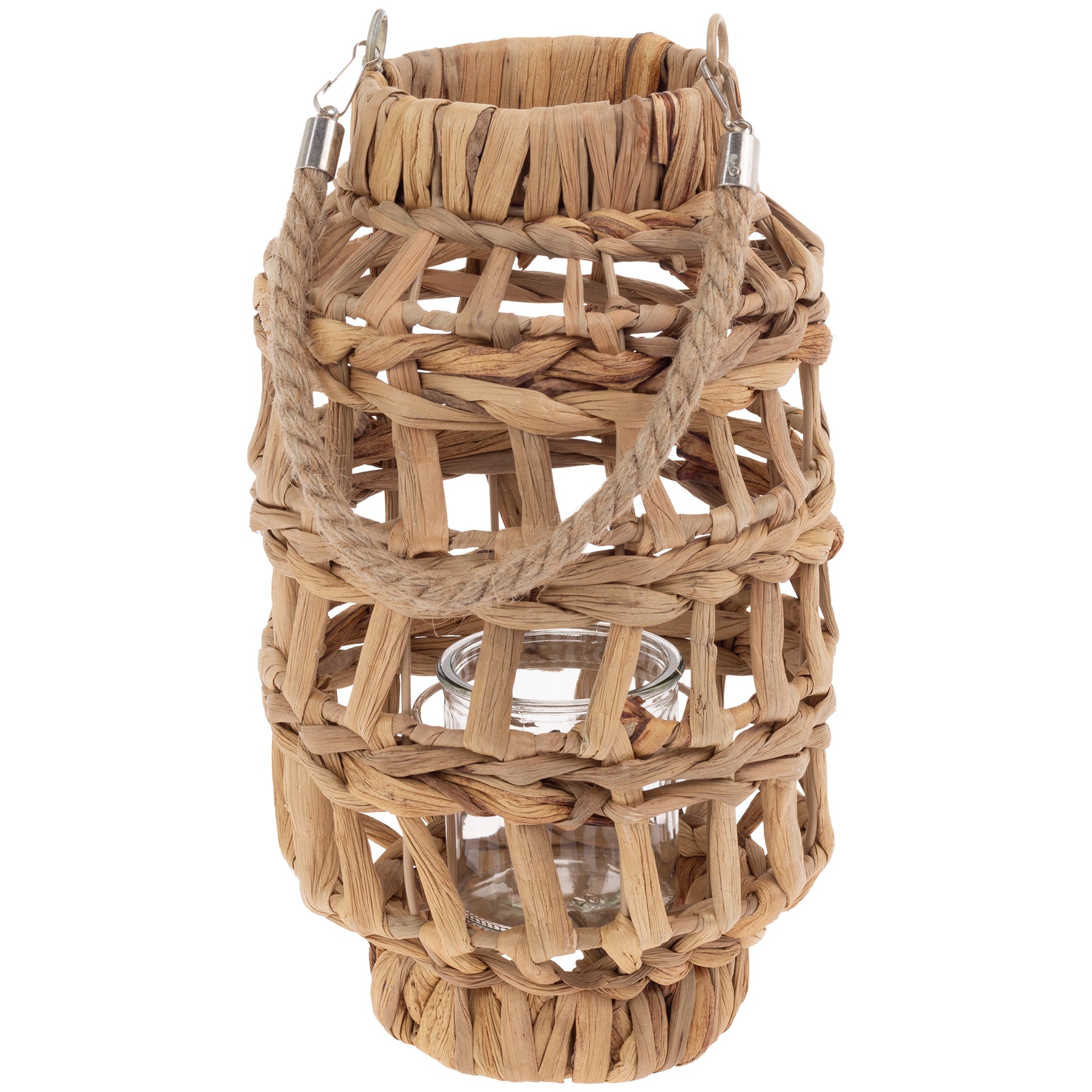 Water Hyacinth Lantern Small