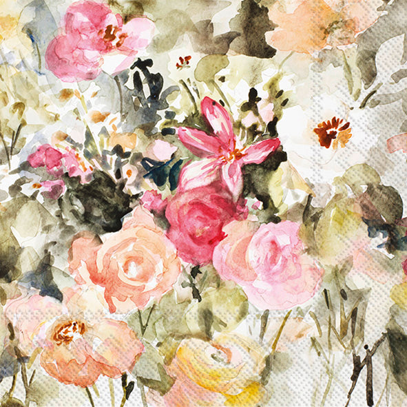 Early Summer Garden Cocktail Napkin