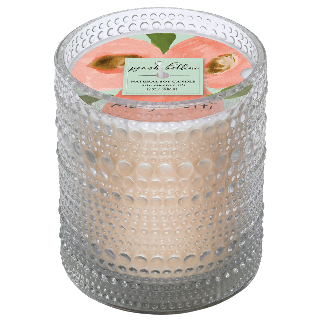 Peach Bellini Soy Candle 12 oz.