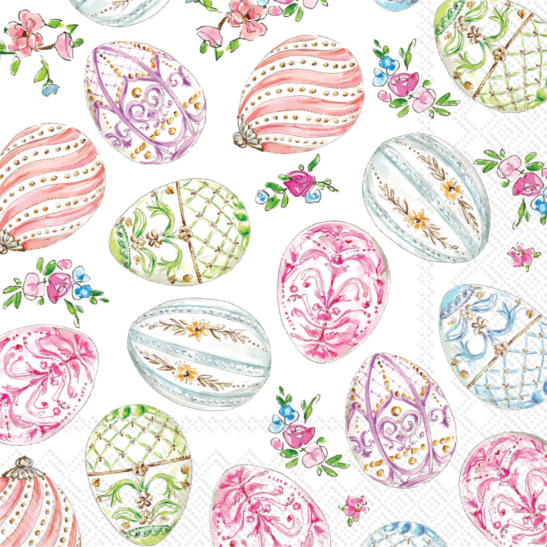 Gilded Eggs Cocktail Napkin