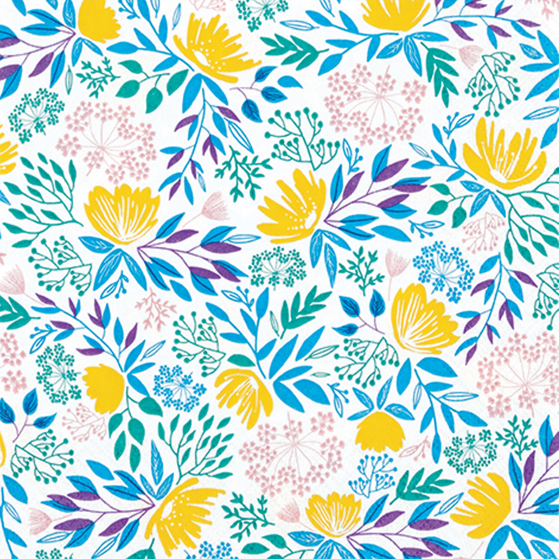 Floral Fantasy Lunch Napkin