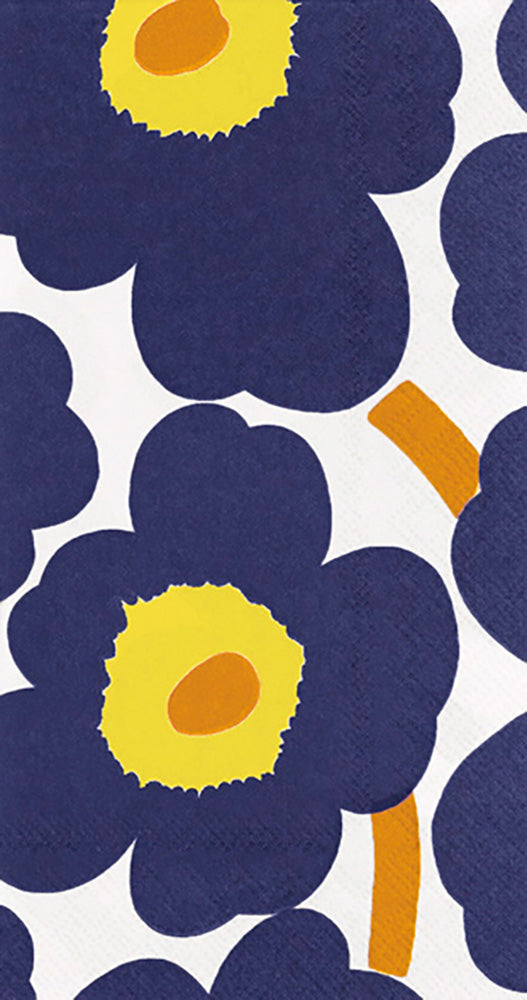 Unikko Guest Towel Dark Blue