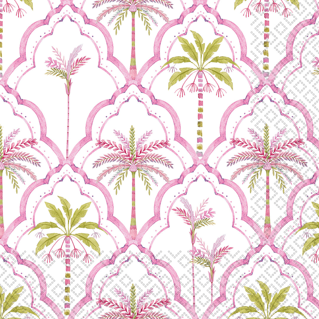 Oriental Pattern Cocktail Napkin