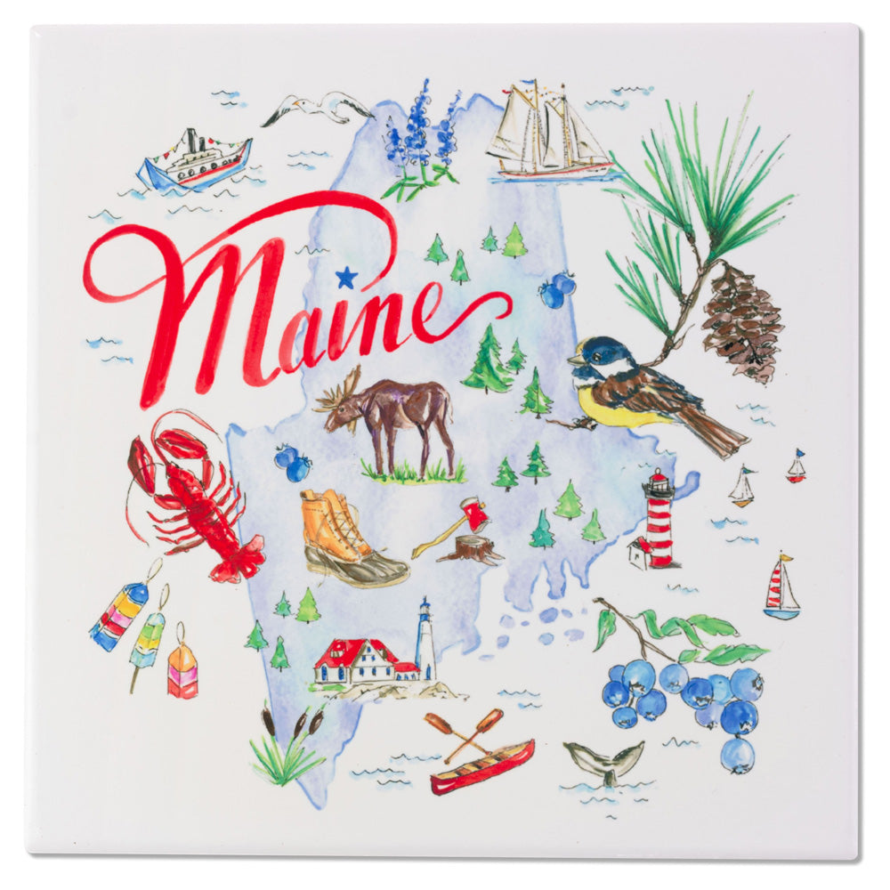 Maine State Trivet