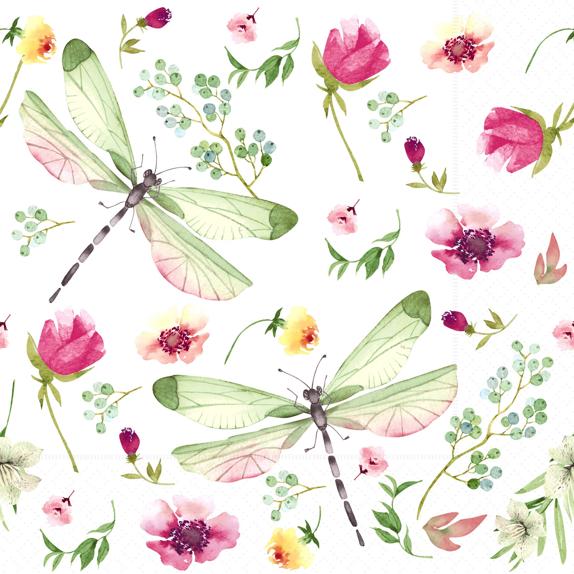 Summer Fields Cocktail Napkin