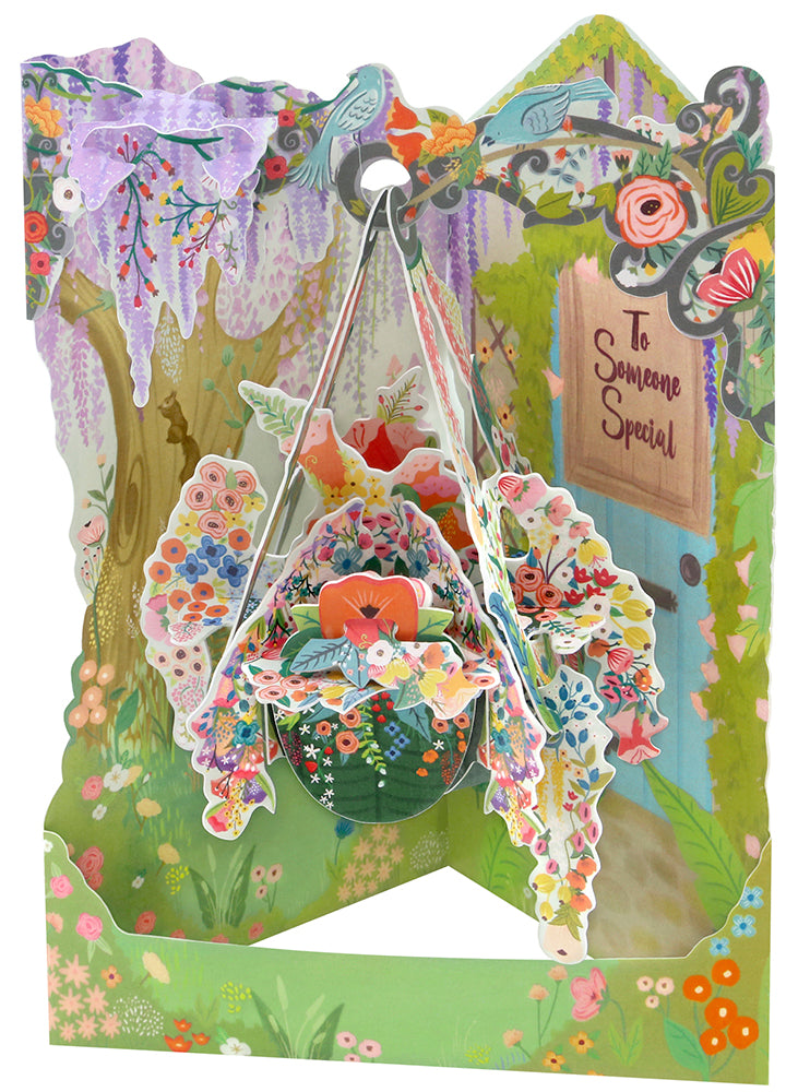 Hanging Basket Swing Card