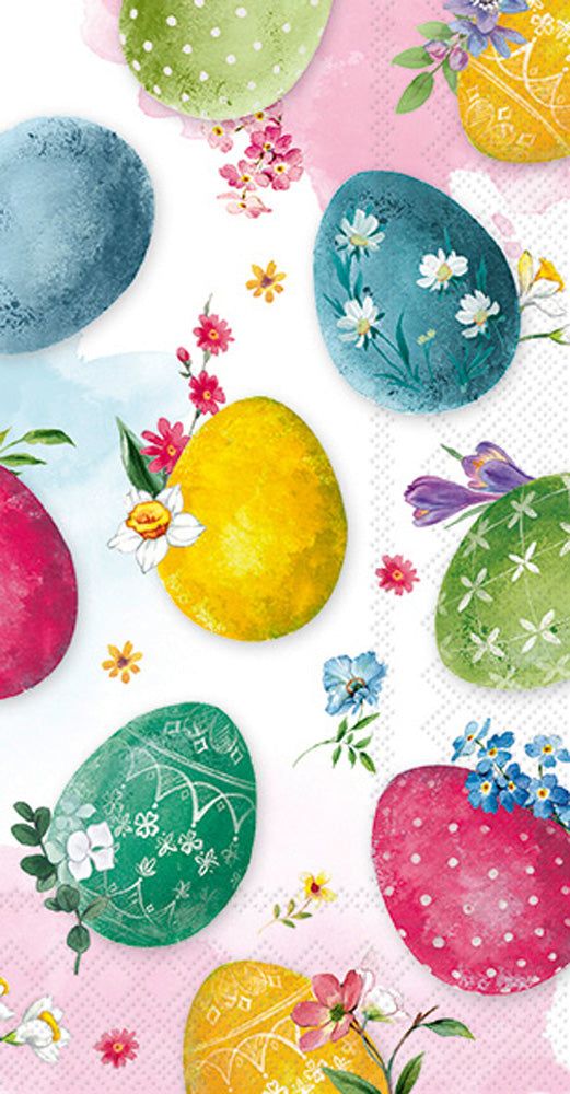 Eggs Painting Guest Towel