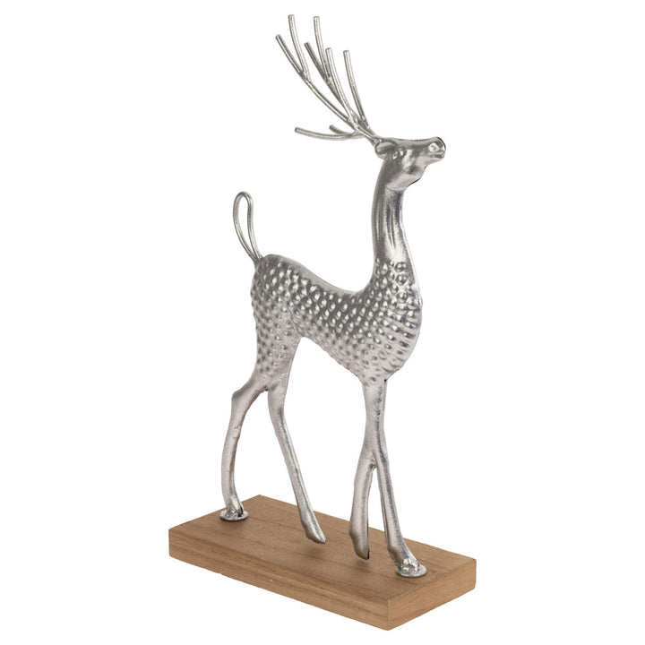 Small Metal Silver Darling Deer