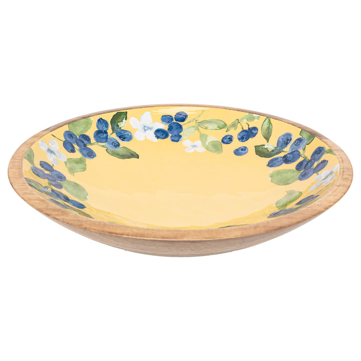 Blueberry Shallow Bowl 12"