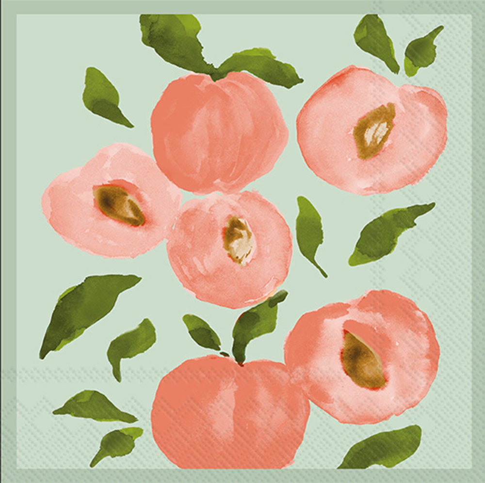 Peaches Cocktail Napkin