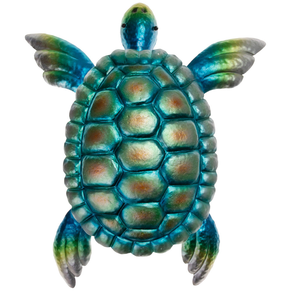 Lustrous Sea Turtle Wall Decor