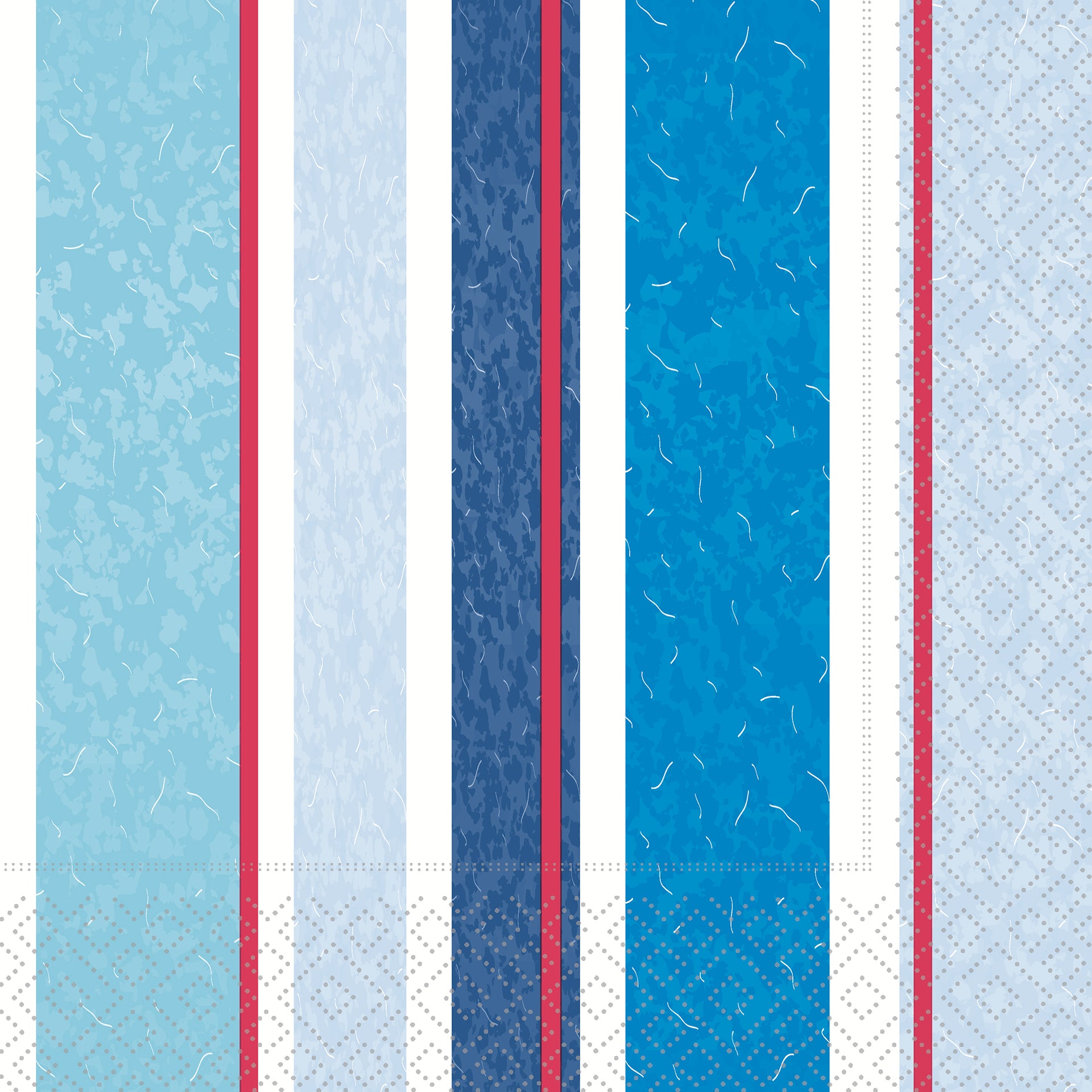 Marina Stripes Cocktail Napkin